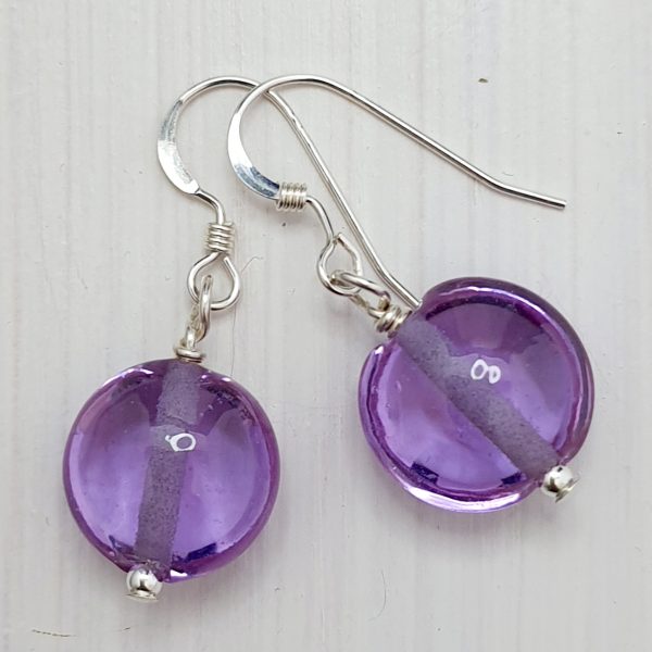 Pale Purple - Lentil Earrings