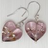 Pale Pink - Heart Earrings
