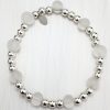 Clear - Frosted 5mm Ball Bracelet Bracelet