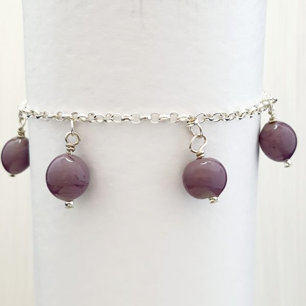 Mauve - Charm Bracelet - Image 3