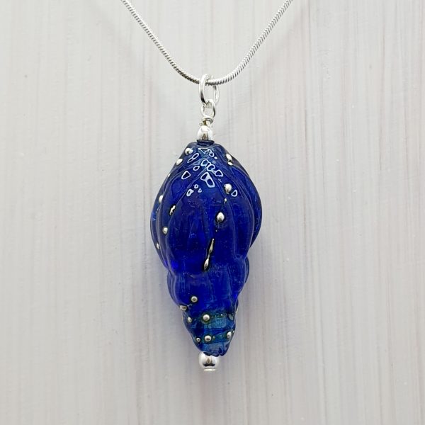 Dark Blue - Shell Pendant - Image 2
