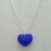 Mid Blue - Heart Pendant