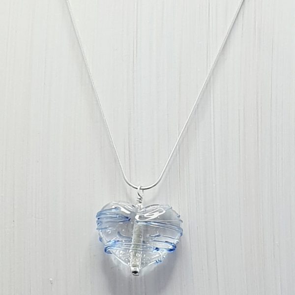 Ocean - Stringer Heart Pendant