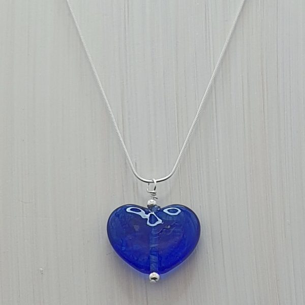 Ocean - Heart Pendant