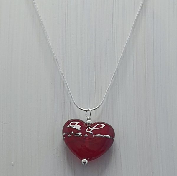 Red - Heart Pendant