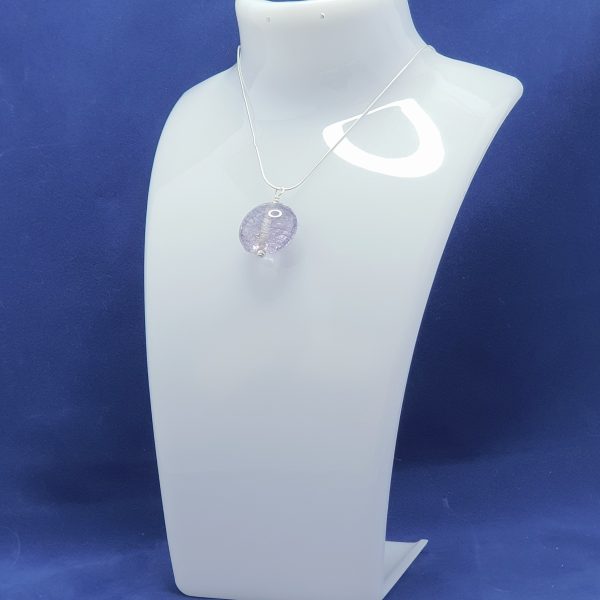 Purple - Whispy Lentil Pendant - Image 3